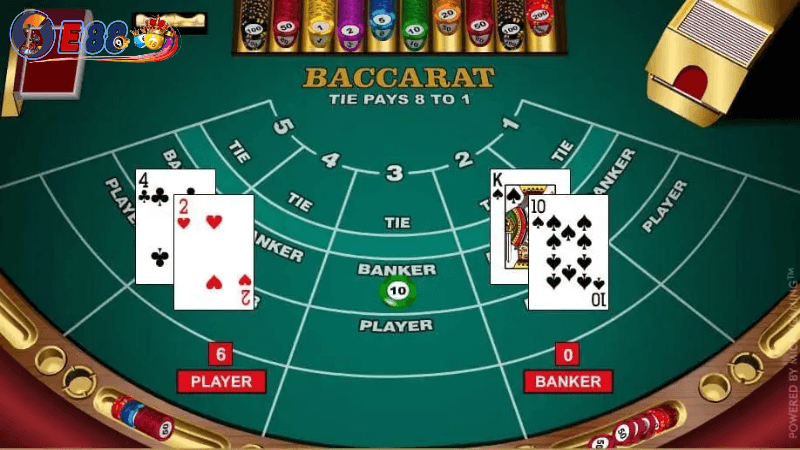 Baccarat game online tại E88